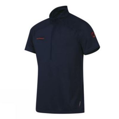 Playeras Mammut Atacazo Light Zip Hombre Azul Marino - Chile SGT182745